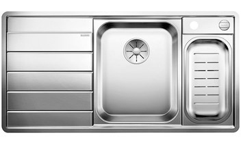 Blanco Edelstahl Seidenglanz AXIS III 6 S-IF, Küchenspüle