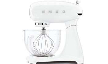 SMEG 50's Style, Küchenmaschine mit 4,8 l Glasschüssel, Full-Color Weiß