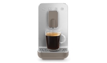 SMEG 50's Style Kompakt-Kaffeevollautomat, Taupe-Matt