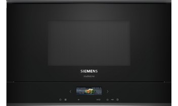 Siemens BF922L1B1 iQ700, Einbau-Mikrowelle, Schwarz, Edelstahl - StudioLine
