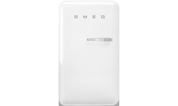 SMEG 50's Style, Stand-Kühlschrank mit Gefrierfach, FAB10LWH5, 54cm, Linksanschlag, Weiß