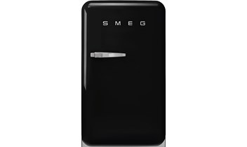 SMEG 50's Style, Stand-Kühlschrank mit Gefrierfach, FAB10RBL5, 54 cm, Rechtsanschlag, Schwarz
